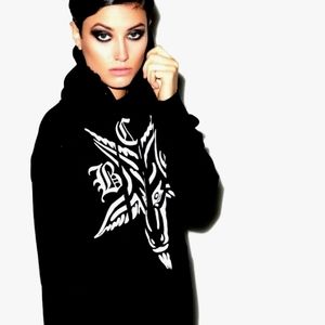 BLACK CRAFT Unholy 666 Baphomet Hoodie